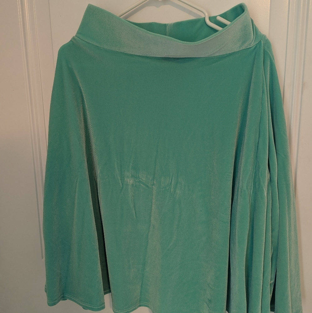 Elhoffer Design Essential Julie Skirt Jade Velvet Medium